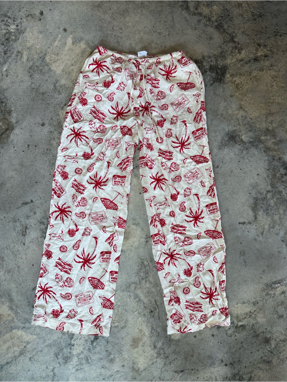 Summer palm tree trousers